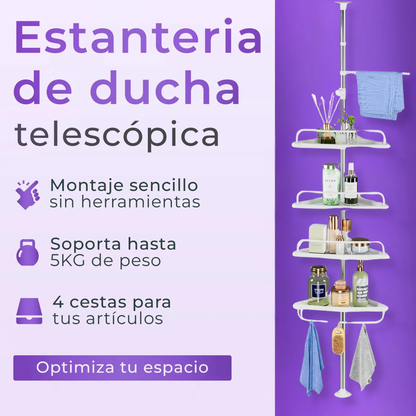 Estantería Extensible de Baño - Biniluna®
