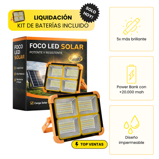 Liquidación Foco Solar Led 230º — Iluminación Total Automática